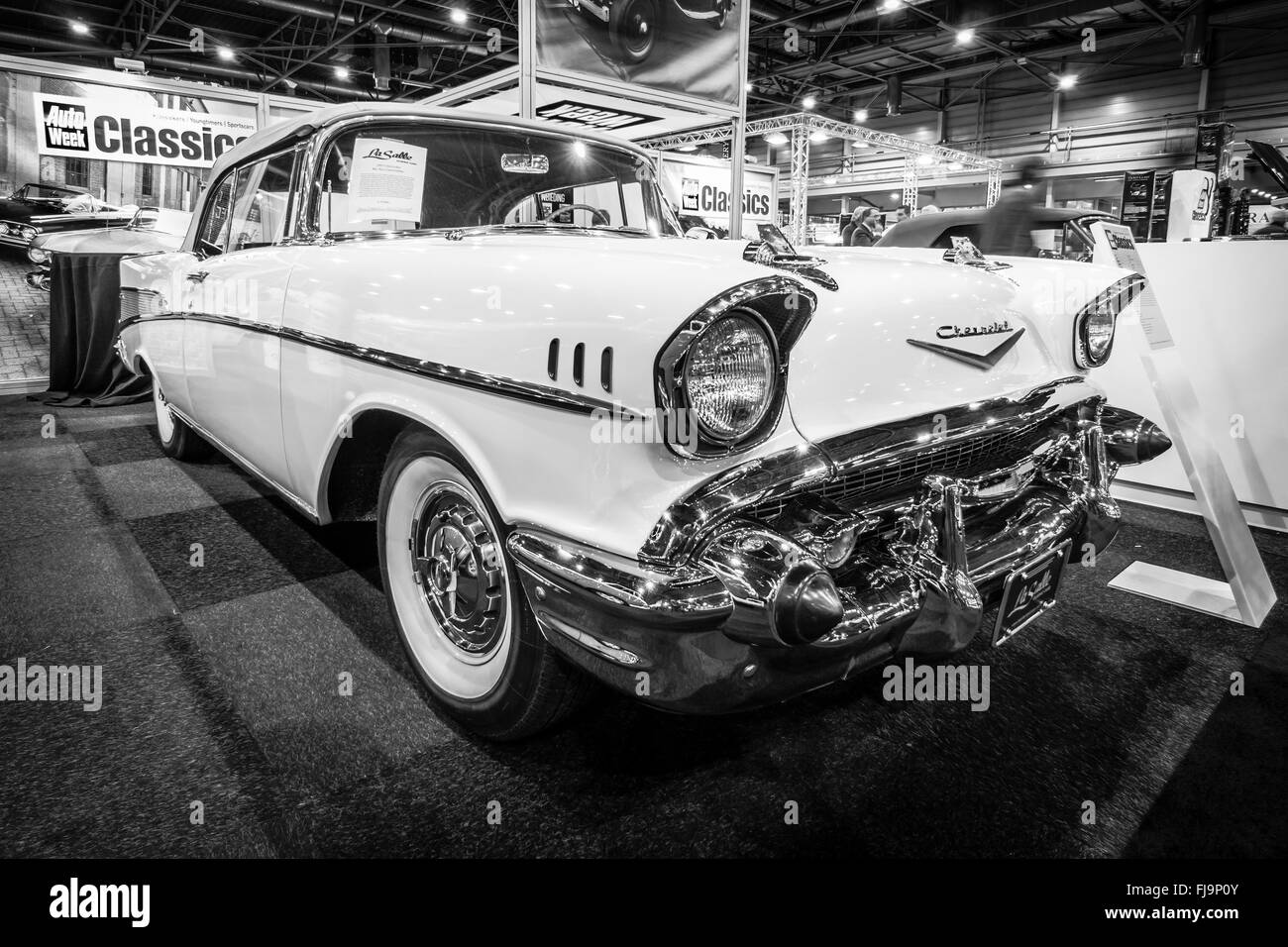 Full-size Car Chevrolet Bel Air Convertible, 1957. Stockfoto