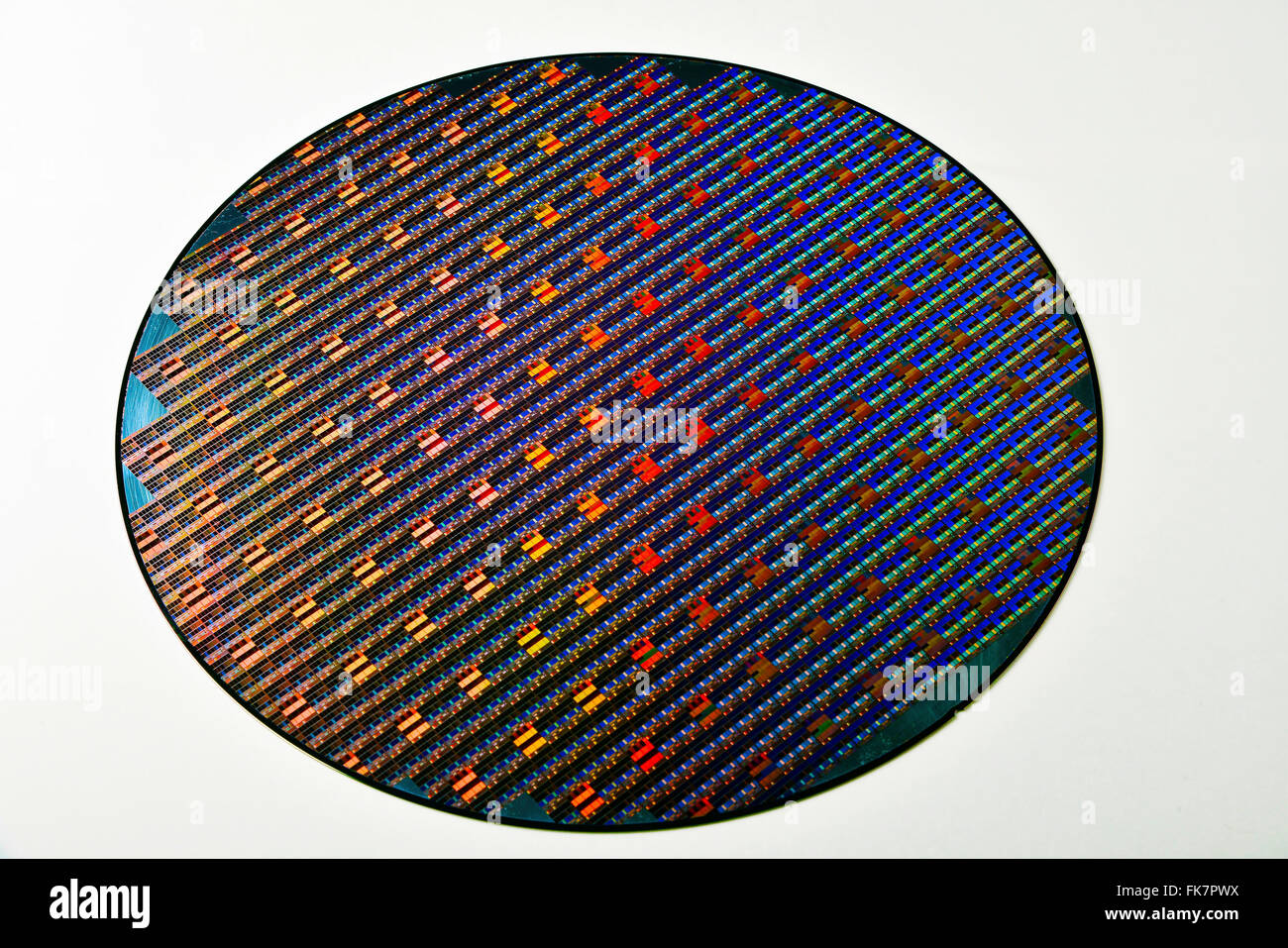 Silizium-wafer Stockfoto