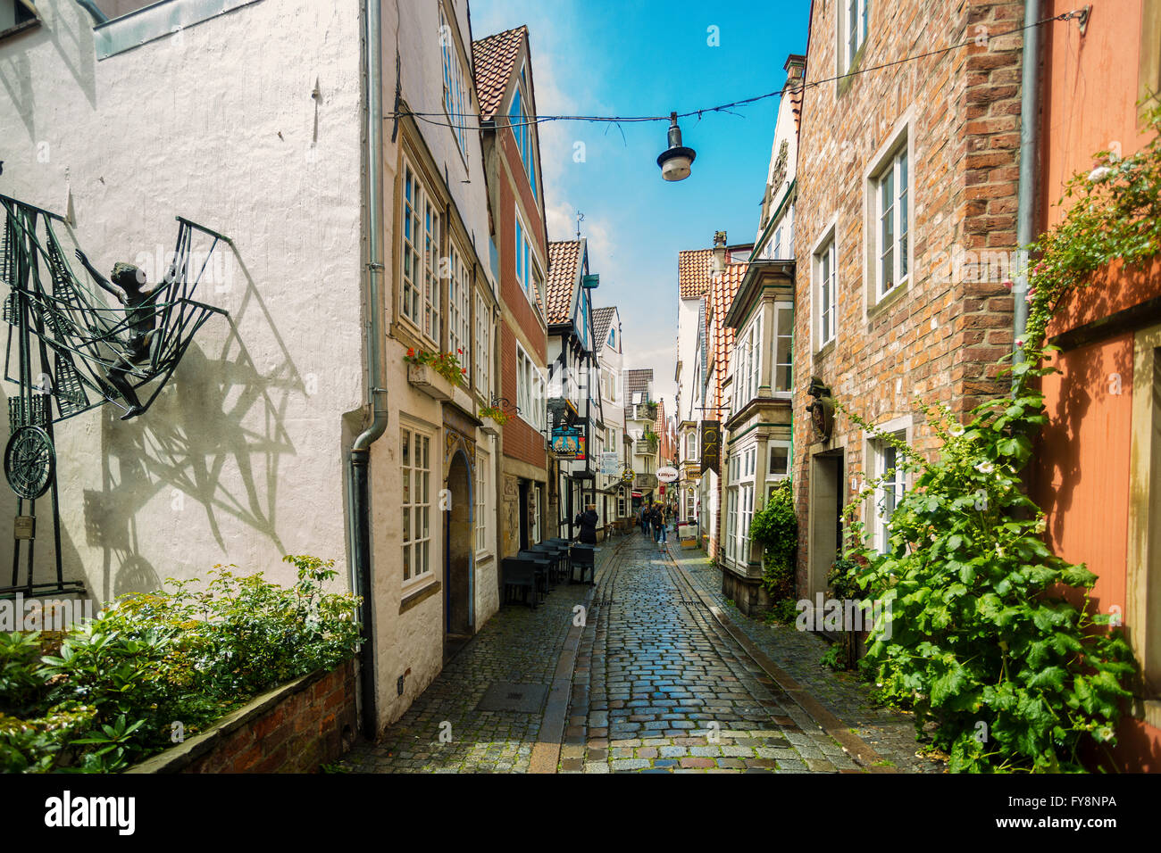 Deutschland, Bremen, Schnoor-Viertel Stockfoto