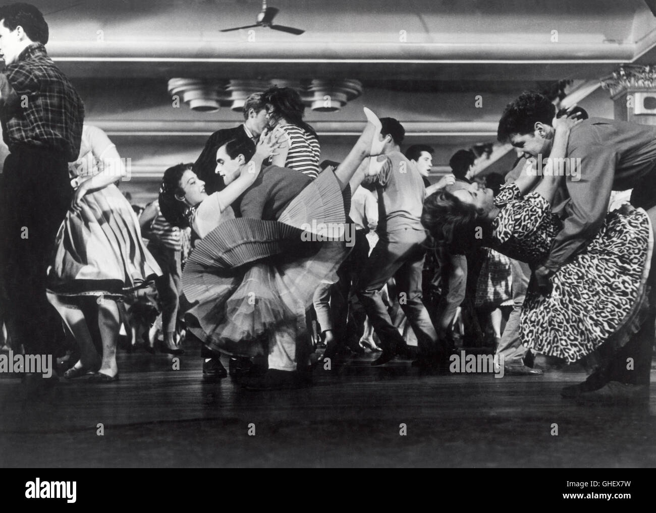 IL MONDO DI NOTTE Welt durch Nacht Italien 1959 Luigi Vanzi Rock ' n Roll tanzen Paare Regie: Luigi Vanzi aka. Welt bei Nacht Stockfoto