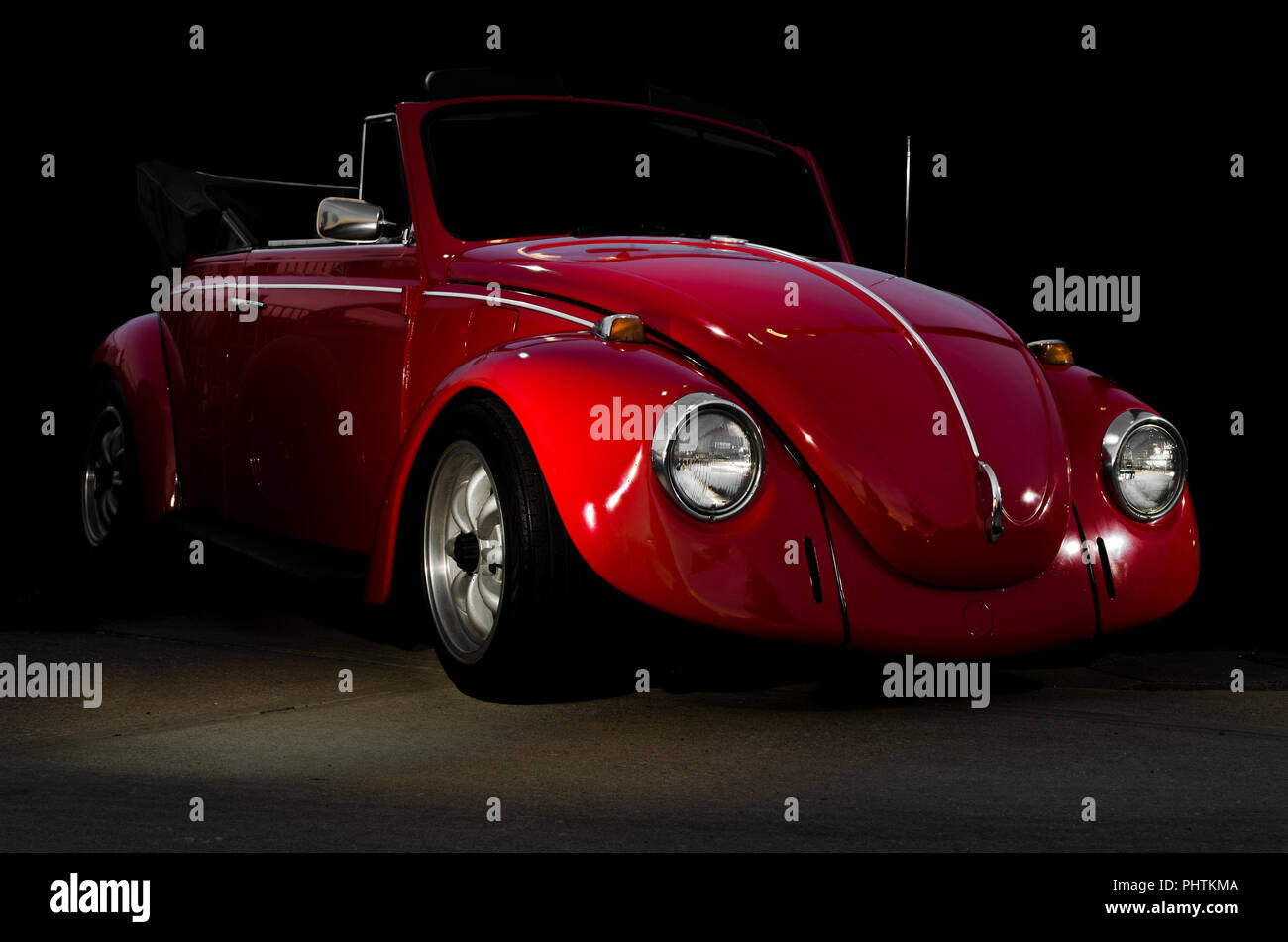 Red Classic Cabrio Stockfoto