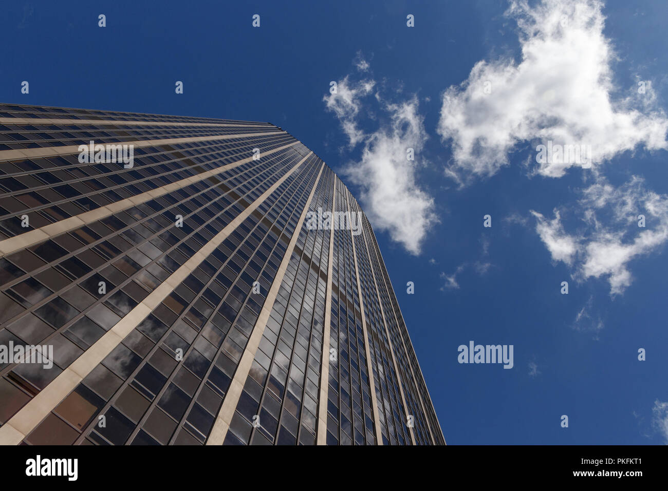 Blick auf Montparnasse Hochhaus in Paris, Frankreich Stockfoto