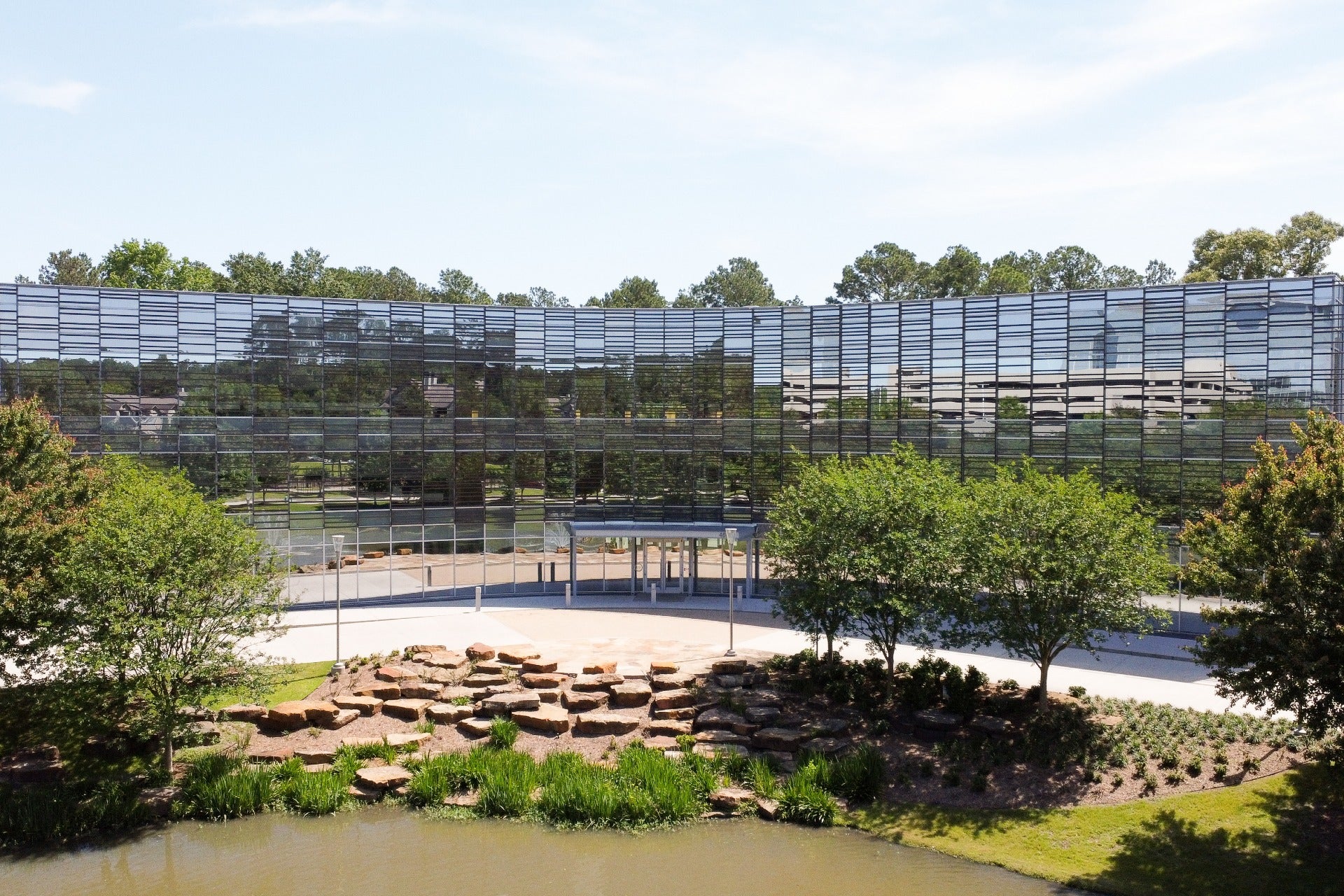 a landscape image of a building