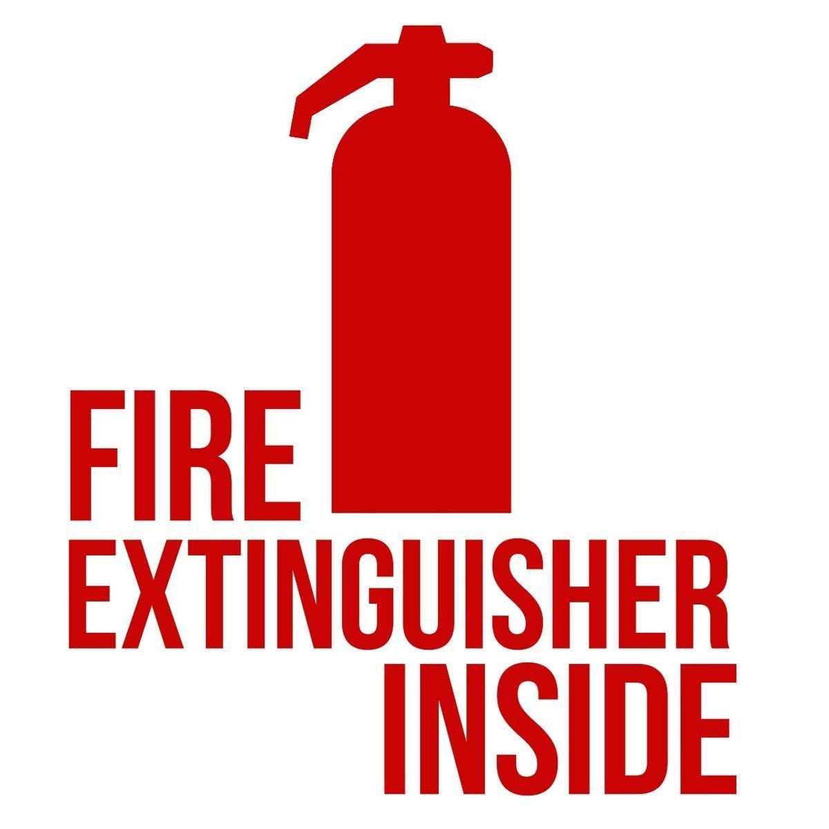 Fire Extinguisher Inside Decal with Symbol – US Decals