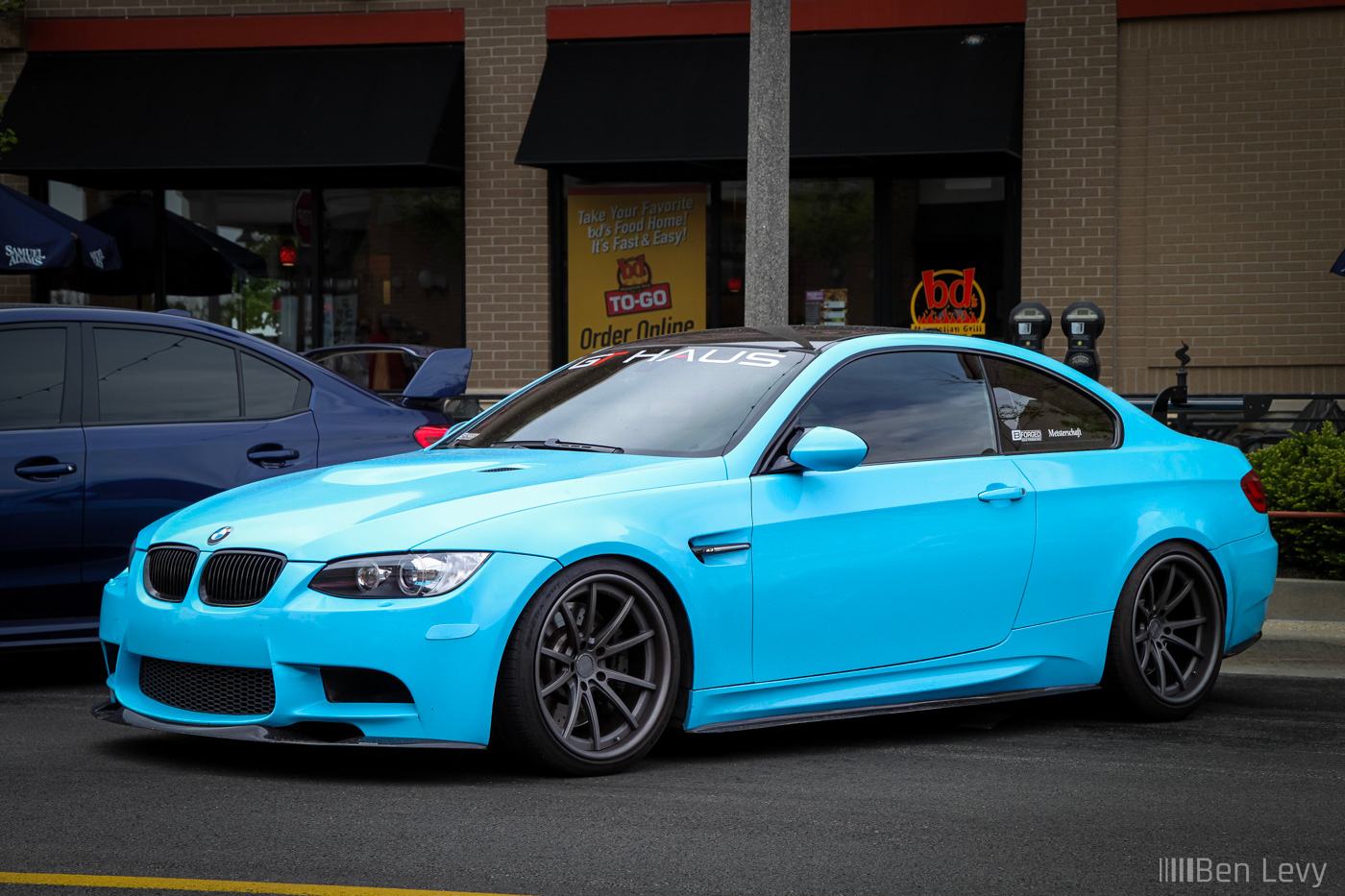 Baby Blue BMW M3 coupe