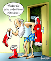 Cartoon: HO HO HO (small) by Harald Juch tagged nikolaus,stiefel,bescherung,harald,juch,weihnachten,advent,nikolaustag