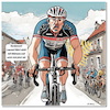 Cartoon: Die Schaltungslücke (small) by A Human tagged radsport,shimano,schaltung,ucsd,hacker,hacken,manipulieren,manipulation,gangschaltung,fahrrad,rennrad,tdf