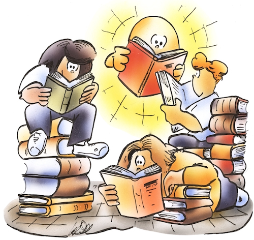 Cartoon: Lesen (medium) by HSB-Cartoon tagged buch,bücher,lesen,leser,roman,novelle,leseratte,wissensbuch,krimi,lesekreis,lesung,lesezirkel,bücherei,literatur,literat,buchautor,ghostwriter,buchschreiber,bildung,buch,bücher,lesen,leser,roman,novelle,leseratte,wissensbuch,krimi,lesekreis,lesung,lesezirkel,bücherei,literatur,literat,buchautor,ghostwriter,buchschreiber,bildung