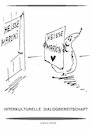 Cartoon: Interkultureller Dialog (small) by Jean Genie tagged kulturen,völker,nationen,menschen,friede,freundschaft,austausch,dialog,annäherung,gemeinsam