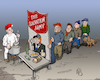 Cartoon: Merry Christmas (small) by Back tagged rahmenprogramme,gesellschaft,society,homeless,obdachlos,heilsarmee,salvationarmy,xmas,christmas,weihnachten