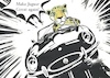 Cartoon: Make Jaguar great again (small) by Rudissketchbook tagged pkw,jaguar,neuwagen,elektrisch,logo,tata,design