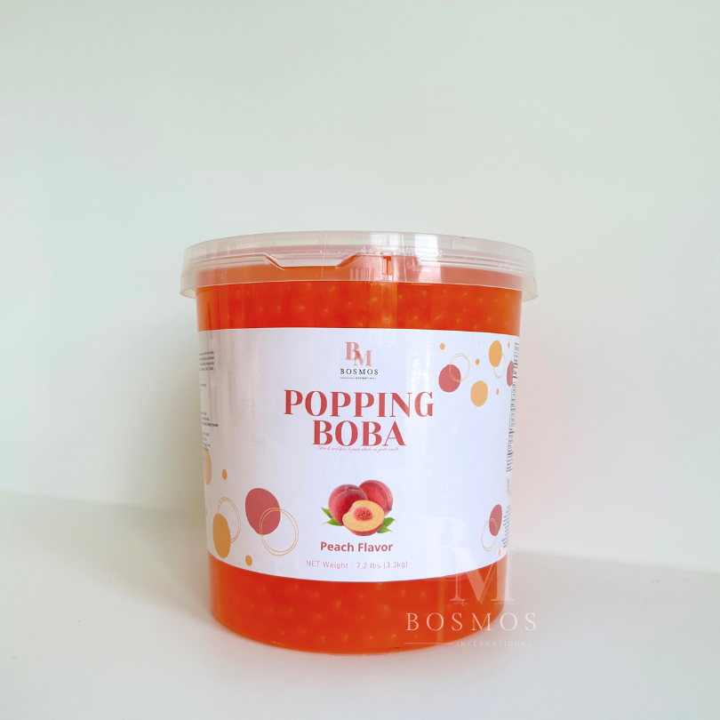 Peach Popping Boba (Premium) - BOSMOS International