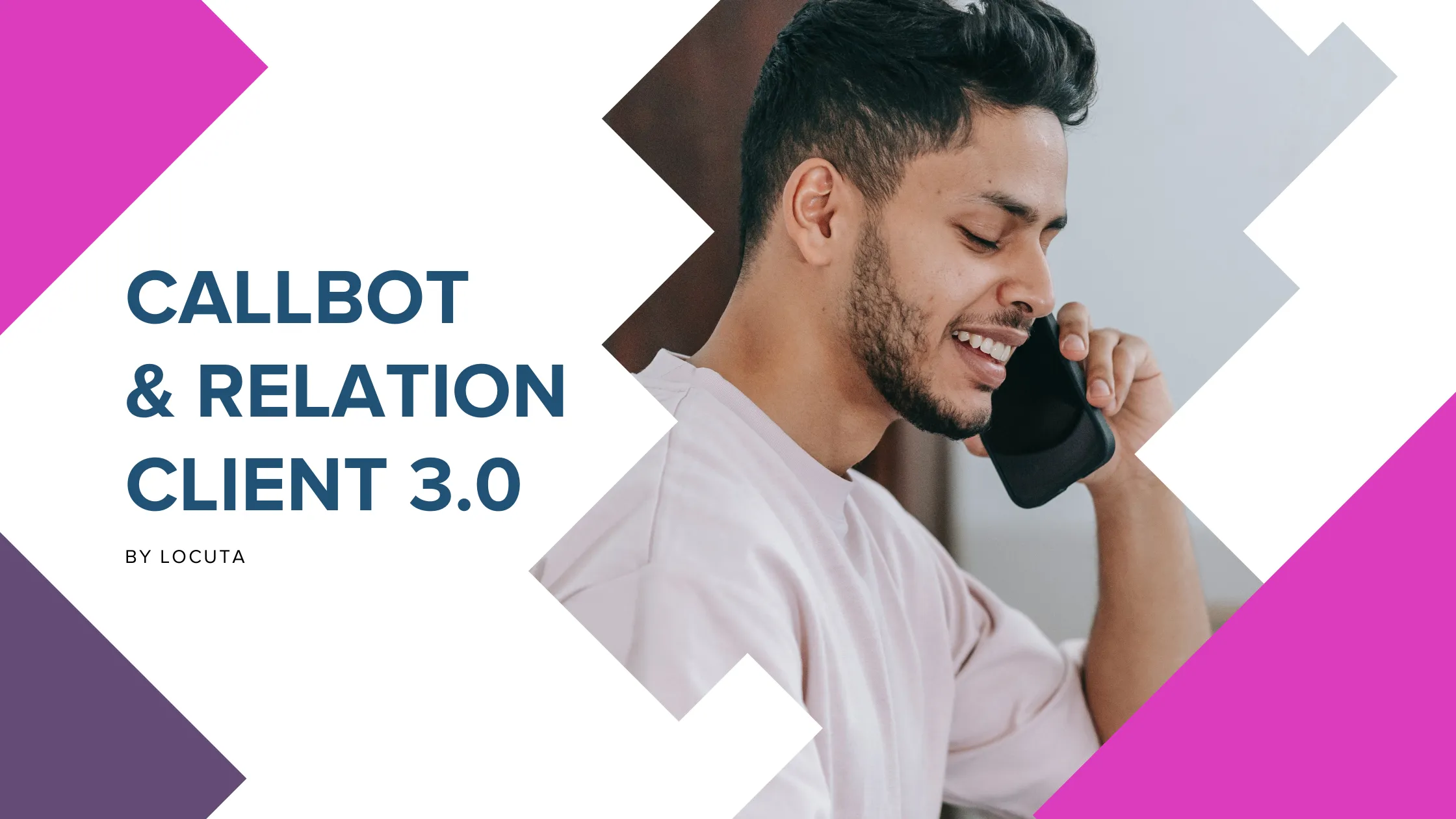 Un homme souhaite installer un callbot pour être dans le futur de la relation client 3.0