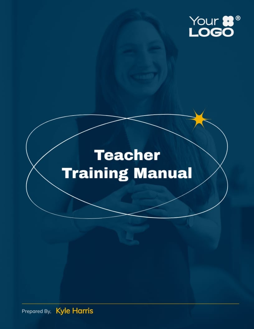 Middle School Teacher Training Manual Template