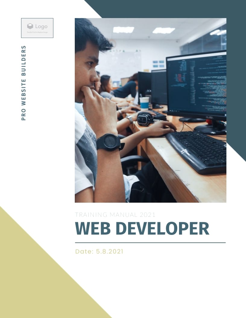 Web Developer Training Manual Template