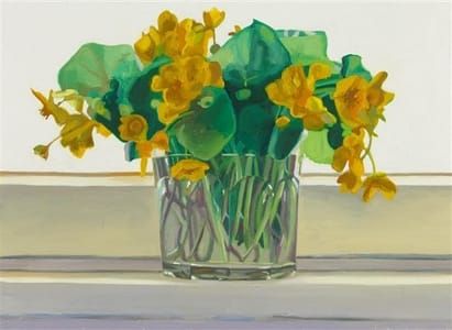 Artwork Title: Sumpfdotterblumen (Marsh Marigolds)