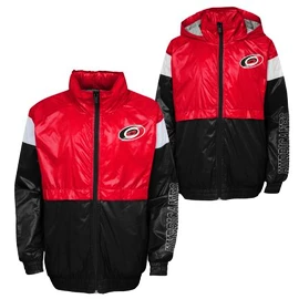 Blouson pour garçon Outerstuff GOAL LINE STANCE FZ WINDBREAKE CAROLINA HURRICANES