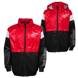 Blouson pour garçon Outerstuff GOAL LINE STANCE FZ WINDBREAKE DETROIT RED WINGS