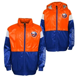 Blouson pour garçon Outerstuff GOAL LINE STANCE FZ WINDBREAKE NEW YORK ISLANDERS