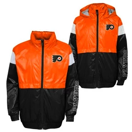 Blouson pour garçon Outerstuff GOAL LINE STANCE FZ WINDBREAKE PHILADELPHIA FLYERS