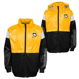 Blouson pour garçon Outerstuff GOAL LINE STANCE FZ WINDBREAKE PITTSBURGH PENGUINS