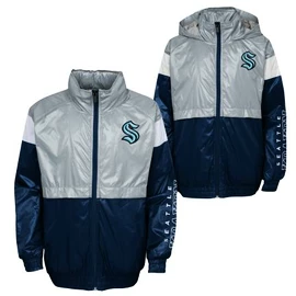 Blouson pour garçon Outerstuff GOAL LINE STANCE FZ WINDBREAKE SEATTLE KRAKEN